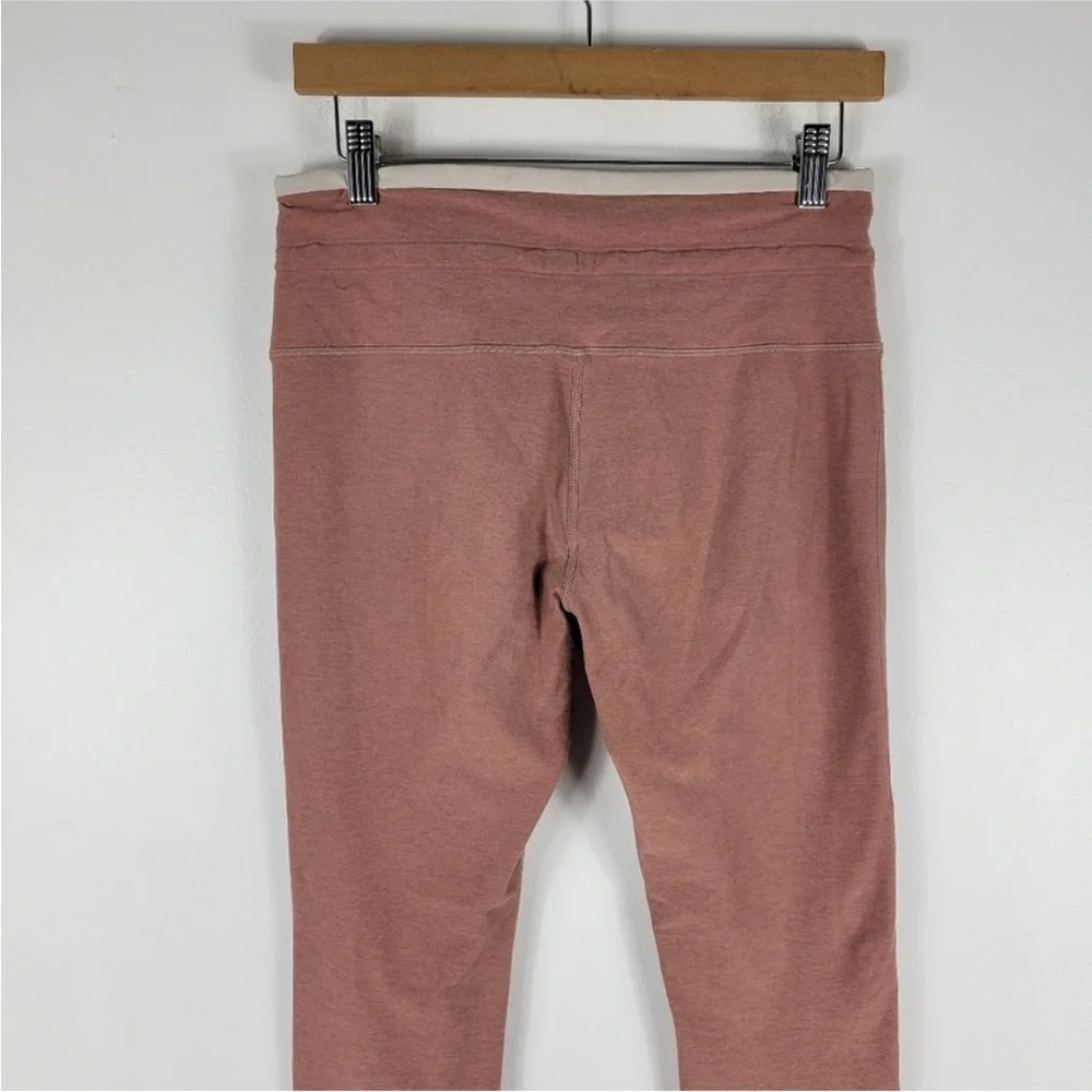 Vuori Vibe Elevation High Waist Drawstring Ankle Leggings Dusty Rose Mauve Sz M - Picture 9 of 14